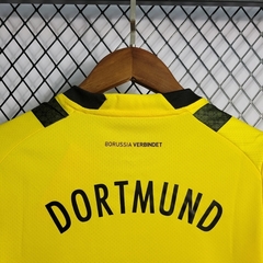 Kit Borussia Dortmund I 22/23 - Infantil - Amarelo e Preto - loja online