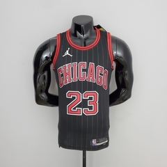 Regata Chicago Bulls - #23Jordan - Preto e Vermelho