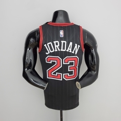 Regata Chicago Bulls - #23Jordan - Preto e Vermelho - comprar online