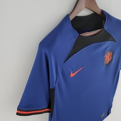 Camisa Holanda II 22/23 - Masculino Torcedor - Azul - comprar online