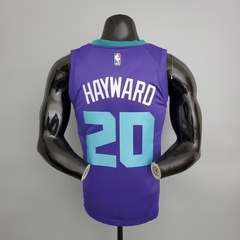 Regata Charlotte Hornets - #20Hayward - Roxo - comprar online