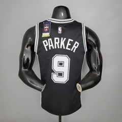 Regata San Antonio Spurs - #9Parker - Preto - comprar online