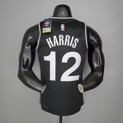 Regata Brooklyn Nets - #12Harris - Preto - comprar online