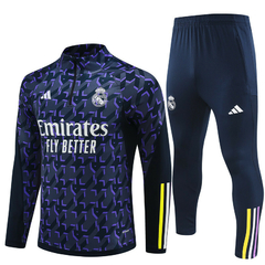 Conjunto Real Madrid 2024 - Adidas - Azul