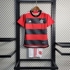 Kit Flamengo I 23/24 - Infantil - Vermelho e Preto