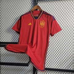 Camisa Espanha I 22/23 - Masculino Torcedor - Vermelho na internet