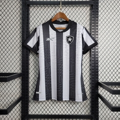 Camisa Botafogo I 23/24 - Feminina Torcedor - Branco e Preto - comprar online