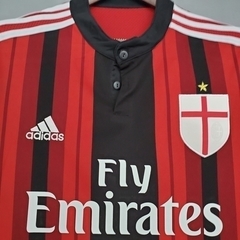 Camisa Milan l 14/15 - Masculino Retrô - Preto e Vermelho na internet