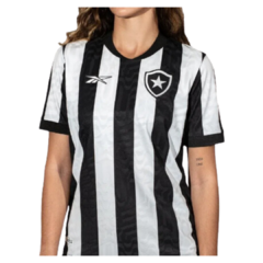 Camisa Botafogo I 23/24 - Feminina Torcedor - Branco e Preto