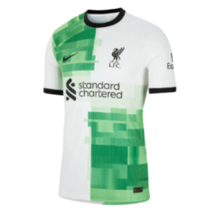 Camisa Liverpool II 23/24 - Masculino Torcedor - Branco e Verde