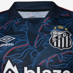 camisa santos third 2023 azul, camisa do santos azul, camisa umbro santos azul, camisa santos third umbro azul, camisa do santos 