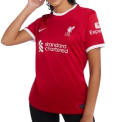 Camisa Liverpool l 23/24 - Feminina Torcedor - Vermelho