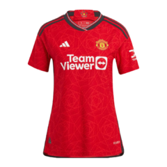 Camisa Manchester United I 23/24 - Feminina Torcedor - Vermelho