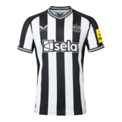 Camisa Newcastle I 23/24 - Masculino Torcedor - Branco e Preto