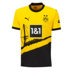 Camisa Borussia Dortmund I 23/24 - Masculino Torcedor - Amarelo e Preto