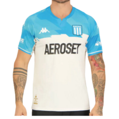 Camisa Racing III 23/24 - Masculino Torcedor - Azul e Branco