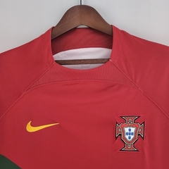 Camisa Portugal I 22/23 - Masculino Torcedor - Vermelho e Verde - loja online