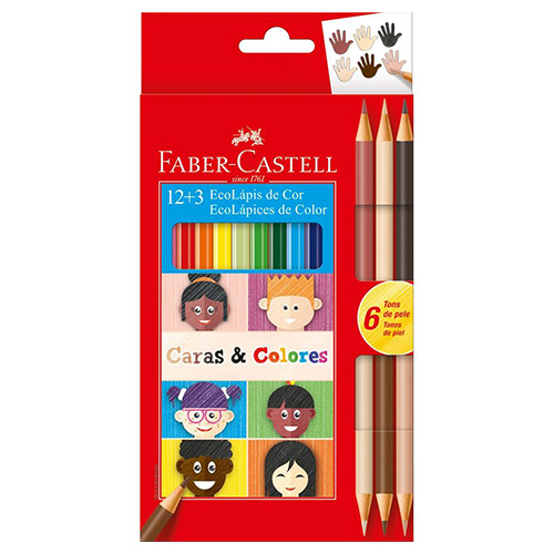 Lápices de color Faber Castell bicolor x24