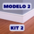 Rodapé em E.V.A - Rolo de 5 Mts - modelo 2 - kit com 2