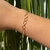 PULSEIRA INFINITO FOLHEADA EM OURO 18K - comprar online