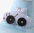 Calcetines con suela de goma azules diseño de coche - Kiddo Store