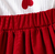 Vestido de corazones blanco con rojo en internet