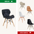 Capa para Cadeira Eames Eiffel Slim Wood Pelo Curto Branca - D. Vieira Decor