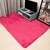 Tapete Felpudo Sala ou Quarto Pelo Curto 150x200 Pink