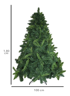 Árbol De Navidad Artificial color Verde, Estilo Clásico, El Montañes Tamaño 1.80 M en internet