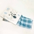 Cobertor Baby Microfibra Presente Vichy Azul - comprar online
