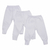 Conjunto Body Manga Curta + Calça Liso Branco - 06 Peças na internet