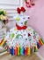 Imagem do Vestido Infantil Branco Aquarela Luxo