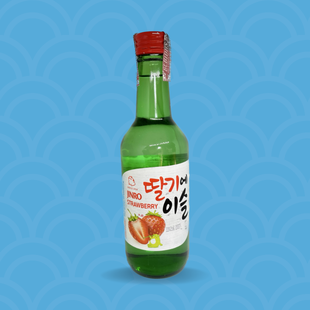 Coreano Soju Chamisul Morango Morango 350ml