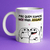 Caneca cerâmica branca AMIGA -Flork divertido - Lis personalizados