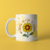 Caneca cerâmica branca Setembro amarelo - loja online