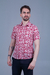 Camisa Masculina Manga Curta Red Summer