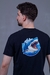 Camiseta Masculina Premium Oversized Blue Shark na internet