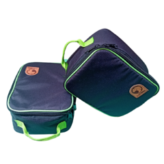 BOLSA PORTA ÓCULOS OFF ROAD PRETA C/VERDE