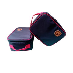 BOLSA PORTA ÓCULOS OFF ROAD PRETA C/VERMELHO