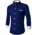 Camisa Social Masculina Estilo Slim Fit Manga Comprida