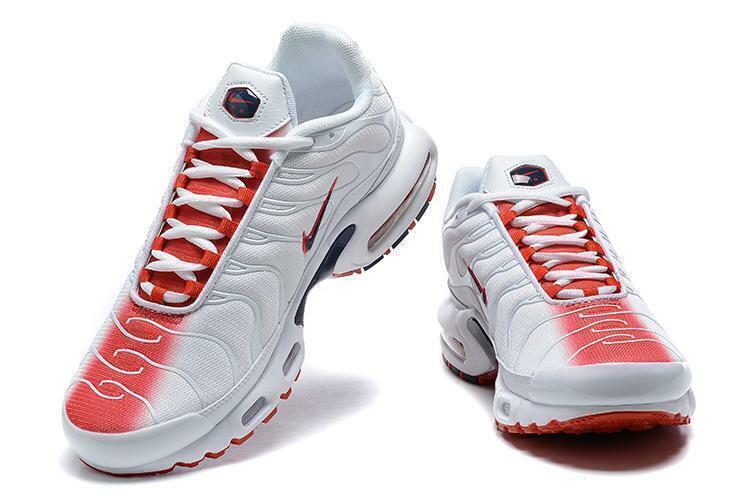 Air Max TN Plus White Midnight Navy University Red