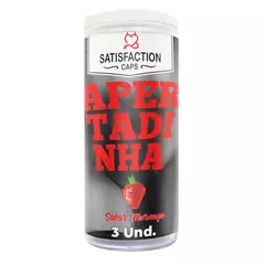 BOLINHA APERTADINHA COM ÓLEO CORPORAL ADSTRINGENTE 3 UNIDADES SATISFACTION CAPS