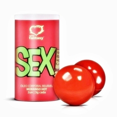 SEX CAPS ICE CÁPSULAS BEIJÁVEIS COM 2 UNIDADES SEXY FANTASY - comprar online