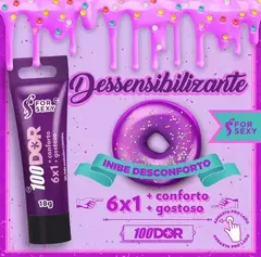 Gel Excitante Anal Multifunções 100Dor 6X1 18g - For Sexy na internet