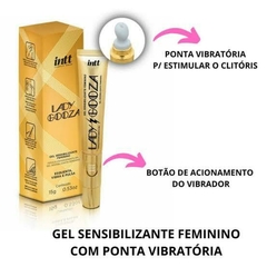 Vibrador líquido Lady Gooza (com aplicador vibratório) 15g - Intt - comprar online