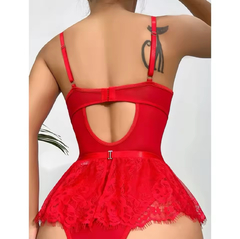 Conjunto de Lingerie Sexy feminino, sutiã Push Luxo Sem Meia - comprar online