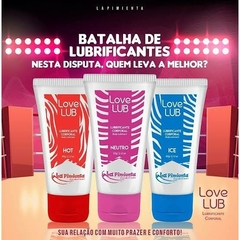 kit Lubrificante Love Lub (03. unid.) Ice, Hot, Neutro 60G La Pimienta