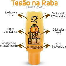 TESÃO NA RABA GEL DESSENSIBILIZANTE E EXCITANTE 15G SEXY FANTASY - comprar online