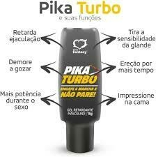 PIKA TURBO GEL RETARDANTE MASCULINO 15G SEXY FANTASY - comprar online