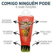 COMIGO NINGUÉM PODE ESTIMULANTE UNISSEX 15G LINHA BRASILEIRINHOS HOT FLOWERS - comprar online